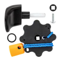 Hörmann Torgriffgarnitur, Kunststoff Schwarz, Für Schwingtore -Sonax 1024001 hoermann torgriffgarnitur kunststoff schwarz fuer schwingtore lieferumfang