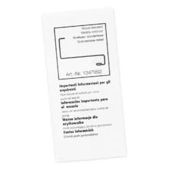 Hörmann Dämpfungsprofil Garagentür 6,20 M -Sonax 1347992 hoermann daemmpfungsprofil garagentuer beipackzettel