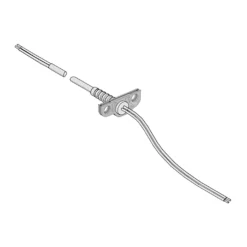 SOMMER Anschlusskabel Twist 200 E/EL Mit Knickschutz, 2-adrig