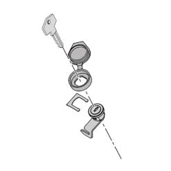 SOMMER Hebelschloss Mit Schlüssel Twist 350