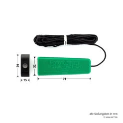 Hörmann Schaltseilverlängerung Für Notentriegelung, 2 X 4 Meter -Sonax 3000 hoermann schaltseilverlaengerung fuer notentriegelung gruen breite laenge