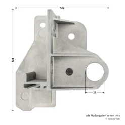 Hörmann Aufsetzstück, Beschlagsart N, Rechts 9 Hörmann Aufsetzstück, Beschlagsart N, Rechts -Sonax 3027694 hoermann aufsetzstueck beschlagsart n rechts bemassung 2