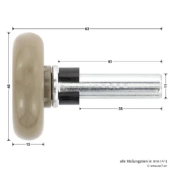Hörmann Laufrolle Mit Gleitlager Und Distanzhülse, Braun 9 Hörmann Laufrolle Mit Gleitlager Und Distanzhülse, Braun -Sonax 3028003 hoermann laufrolle mit gleitlager und distanzhuelse braun masse