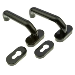 Hörmann Drückergarnitur, Kunststoff Schwarz, PZ