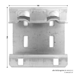 Hörmann Federstopperkonsole -Sonax 3073628 hoermann federstopperkonsole breite hoehe