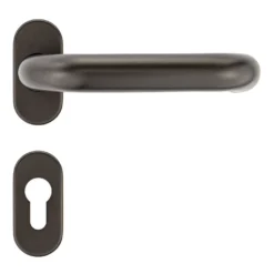 Hörmann Drückergarnitur, Aluguss Braun, PZ