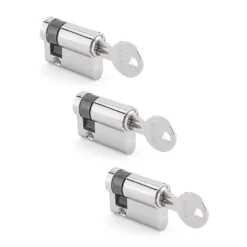 Hörmann Profilhalbzylinder, Gleichschließend, 3 Stück