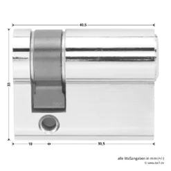 Hörmann Profilhalbzylinder, 30,5 + 10 Mm 11 Hörmann Profilhalbzylinder, 30,5 + 10 Mm -Sonax 436122 hoermann profilhalbzylinder gleichschliessend masse