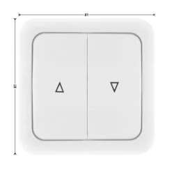 Hörmann Innentaster TUPS 2 Für Unterputzsender -Sonax 436266 hoermann taster tups 2 masse