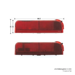 Hörmann Einweg-Lichtschranke EL 101 -Sonax 436294 hoermann einweg lichtschranke el 101 breite laenge seitenansicht