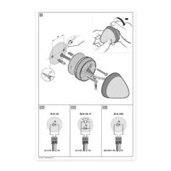 Hörmann LED Signalleuchte SLK Gelb 24 V Piezo -Sonax 436518 hoermann led signalleuchte slk gelb 24 v piezo anleitung