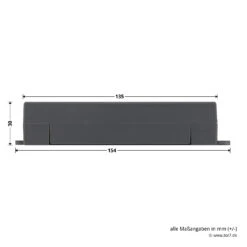 Hörmann 3-Kanal-Empfänger HE 3, BiSecur -Sonax 436721 hoermann 3 kanal empfaenger he 3 bisecur hoehe laenge