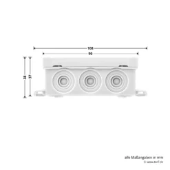 Hörmann 2-Kanal-Relais-Empfänger HET/S 2, BiSecur -Sonax 436728 hoermann 2 kanal relais empfaenger het s 2 bisecur masse