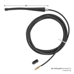 Hörmann Externe Antenne Für Empfänger HER 2, BiSecur -Sonax 436969 hoermann externe antenne fuer empfaengerher 2 bisecur masse