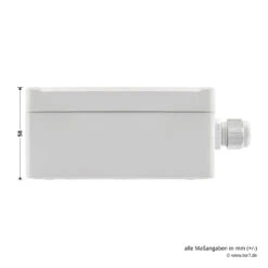 Hörmann 2-Kanal-Relais-Empfänger HER 2, 40 MHz 17 Hörmann 2-Kanal-Relais-Empfänger HER 2, 40 MHz -Sonax 437070 hoermann 2 kanal relais empfaenger her 2 40 mhz bemassung auswerteinheit seite