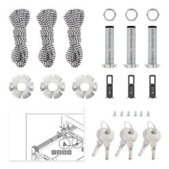 Hörmann Notentriegelung NET 4-3, 3er Set, Gleichschließend -Sonax 437199 hoermann notentriegelung net 4 3 3er set gleichschliessend lieferumfang