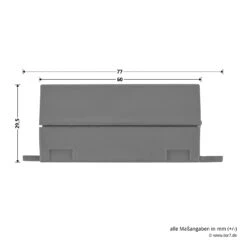 Hörmann 1-Kanal-Empfänger HE 1, 40 MHz -Sonax 437380 hoermann 1 kanal empfaenger he 1 40 mhz masse hoehe laenge