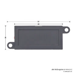 Hörmann 2-Kanal-Empfänger HE 2, 40 MHz -Sonax 437385 hoermann 2 kanal empfaenger he 2 40 mhz breite laenge