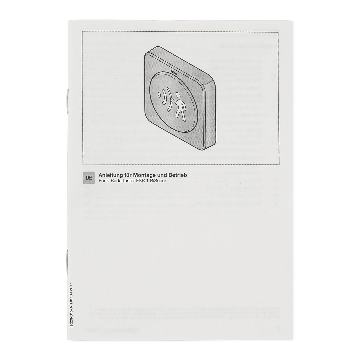 Hörmann Radartaster FSR 1, BiSecur 10 Hörmann Radartaster FSR 1, BiSecur – Bild 10