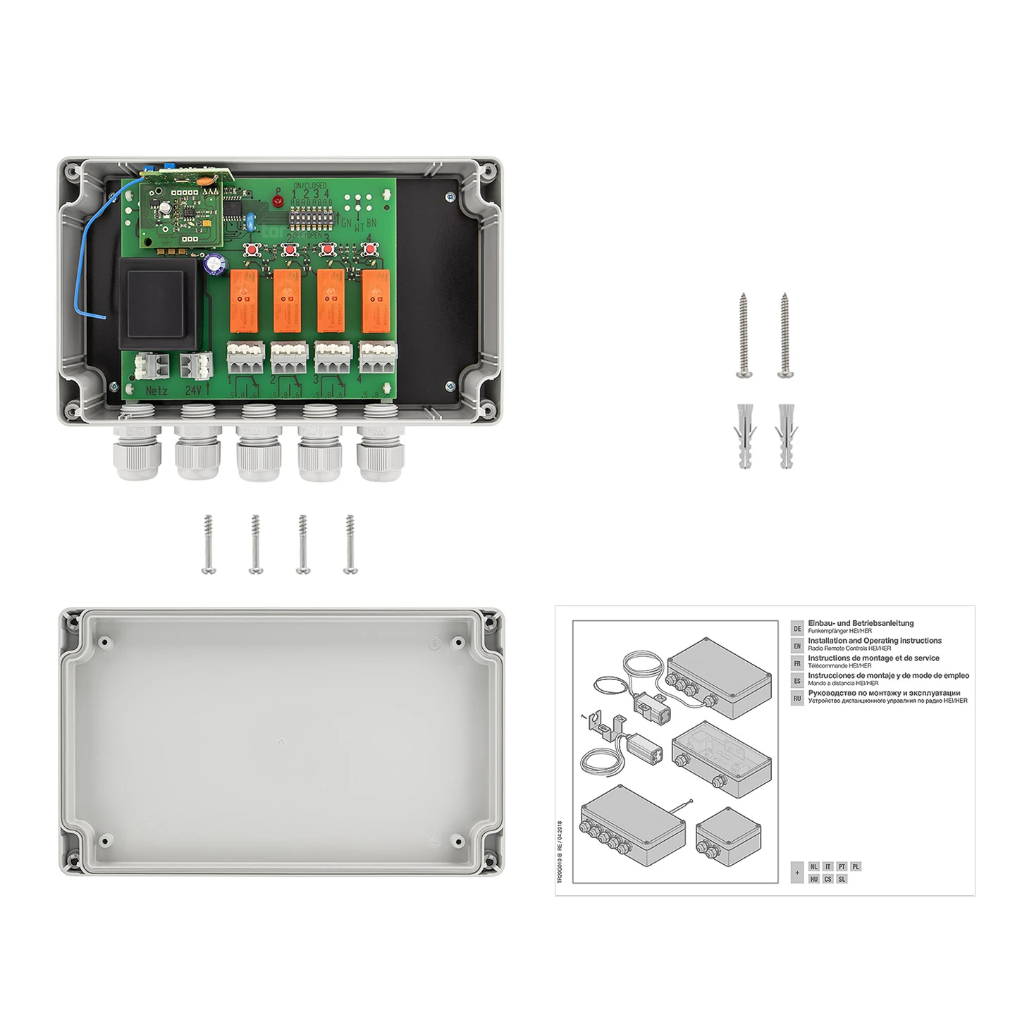 Hörmann 4-Kanal-Relais-Empfänger HER 4, 868 MHz 7 Hörmann 4-Kanal-Relais-Empfänger HER 4, 868 MHz – Bild 7