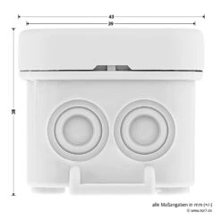 Hörmann 2-Kanal-Relais-Empfänger HES 2, 868 MHz, Funktion Ein Und Aus -Sonax 437539 hoermann 2 kanal relais empfaenger hes 2 868 mhz funktion ein und aus masse