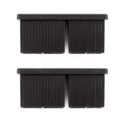 Hörmann Glastür Gleitschiene 554 Mm PortaMatic, Silber -Sonax 437899 hoermann glastuer gleitschiene 554 mm portamatic doortronic silber abdeckkappen