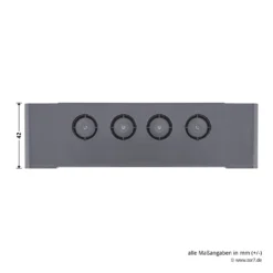 Hörmann Leer-Gehäuse-Unterteil IP 54 -Sonax 438266 hoermann leer gehaeuse unterteil ip 54 hoehe