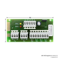 Hörmann Anschlusseinheit S1/S2, Platine SKS 7 Hörmann Anschlusseinheit S1/S2, Platine SKS -Sonax 438416 hoermann anschlusseinheit s 1 s 2 platine sks breite laenge