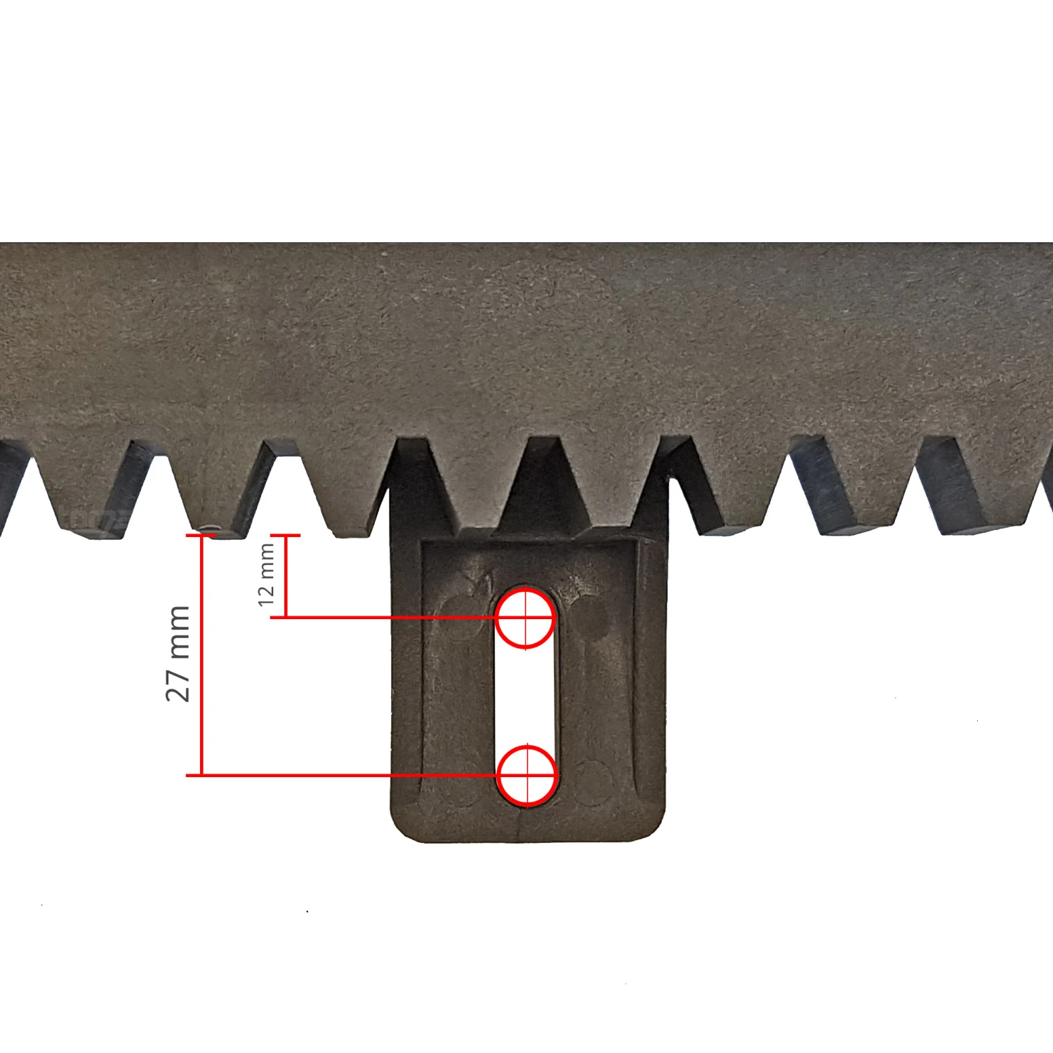 Hörmann Kunststoff-Zahnstange V6, Befestigung Unten 3 Hörmann Kunststoff-Zahnstange V6, Befestigung Unten – Bild 3