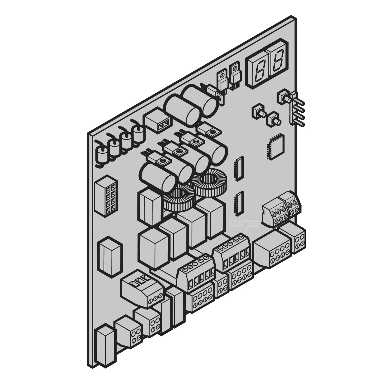 Hörmann Steuerplatine Für Drehtorantrieb DTA 2 Hörmann Steuerplatine Für Drehtorantrieb DTA – Bild 2