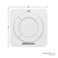 Hörmann Funk-Innentaster FIT 4, BiSecur 18 Hörmann Funk-Innentaster FIT 4, BiSecur -Sonax 439741 hoermann funk innentaster fit 4 bisecur draufsicht masse