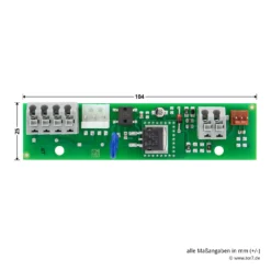 Hörmann Anschlussplatine Für VersaMatic, RotaMatic Und RotaMatic Akku -Sonax 439974 hoermann anschlussplatine fuer rotamatic und rotamatic akku vorderseite