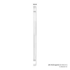 Hörmann Drückergarnitur D110 Kurzschild BB, Alu -Sonax 449909 hoermann drueckergarnitur mit kurzschild bb gelocht alu schild staerke