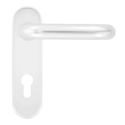 Hörmann Drückergarnitur D110 Kurzschild PZ, Alu