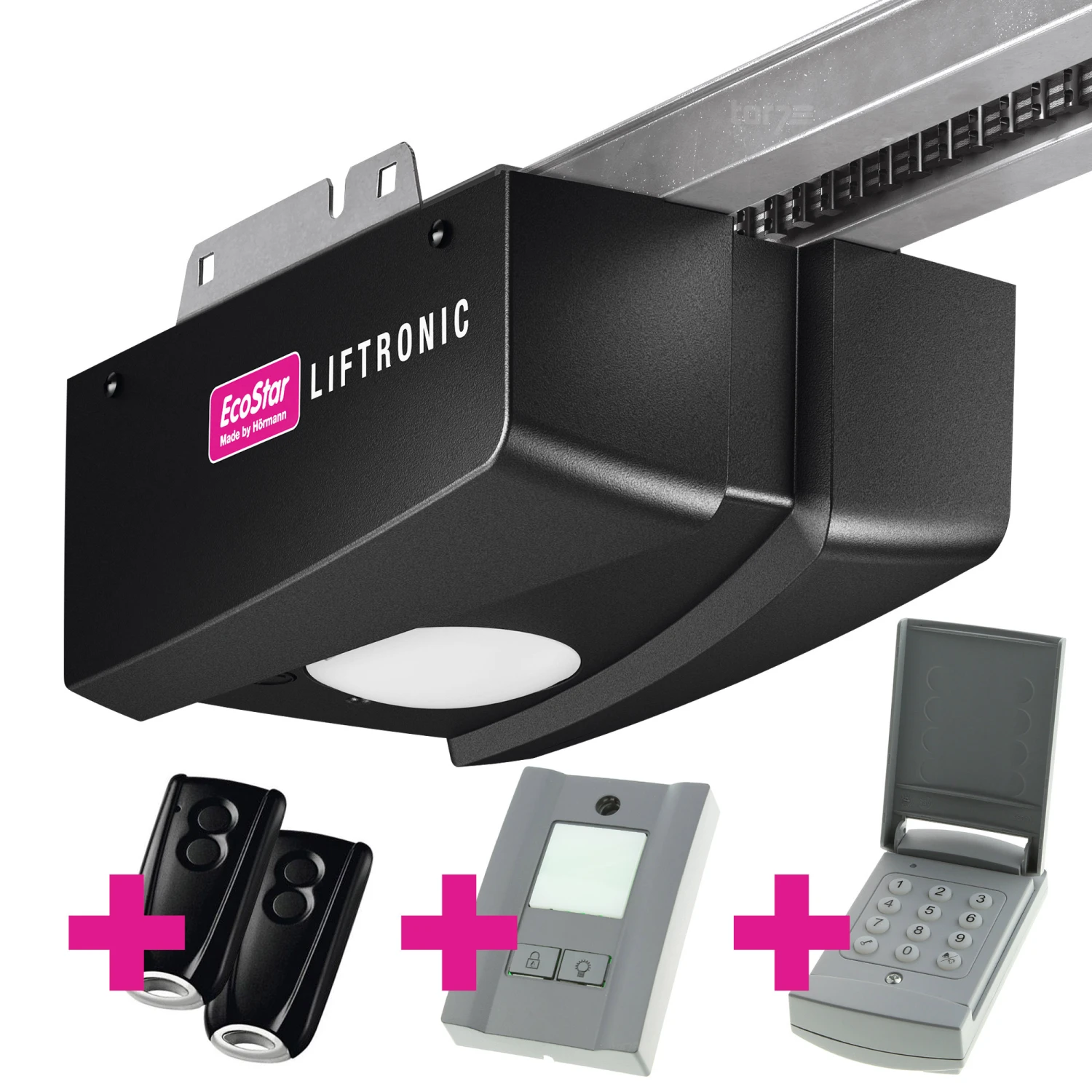 Hörmann EcoStar Liftronic 800 Garagentorantrieb Mit Schiene 1 Hörmann EcoStar Liftronic 800 Garagentorantrieb Mit Schiene