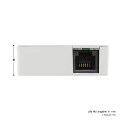 Hörmann Homematic IP-Gateway -Sonax 4511629 hoermann homematic ip gateway masse seitenansicht