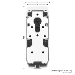 Hörmann Funk-Türschlossantrieb SmartKey 18 Hörmann Funk-Türschlossantrieb SmartKey -Sonax 4511787 hoermann funk tuerschlossantrieb smartkey weiss breite und laenge