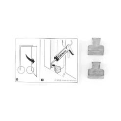 Hörmann Zargendichtung Mit Dichtungskeil Für T30-Türen Und Stahltüren P12, Länge 6,50 Meter -Sonax 452698 hoermann zargendichtung mit dichtungskeil fuer t30 tueren und stahltueren p12 laenge 6 50 meter anleitung