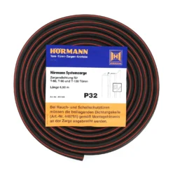 Hörmann Zargendichtung Für T-60-, T-90- Und T-120-Türen, P32, Länge 6,50 Meter Mit Dichtungskeil