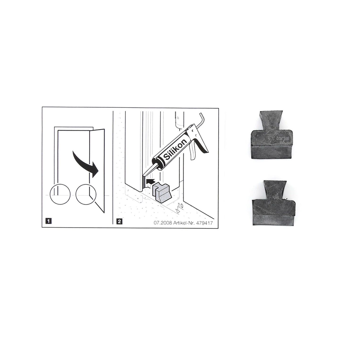 Hörmann Zargendichtung Für T-60-, T-90- Und T-120-Türen, P32, Länge 6,50 Meter Mit Dichtungskeil 5 Hörmann Zargendichtung Für T-60-, T-90- Und T-120-Türen, P32, Länge 6,50 Meter Mit Dichtungskeil – Bild 5
