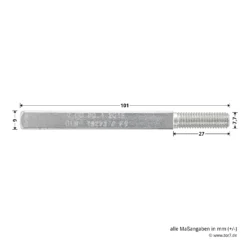 Hörmann FS Wechselgarnitur D110 Kurzschild PZ, Weiß -Sonax 454688 hoermann fs wechselgarnitur d 110 pz kurzschild polyamid weiss gleitlager stift
