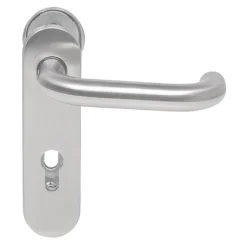 Hörmann FS Wechselgarnitur D110 Kurzschild PZ, Edelstahl -Sonax 454690 hoermann fs wechselgarnitur d 110 kurzschild pz gleitlager knopf k 130 edelstahl griff