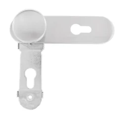 Hörmann FS Wechselgarnitur D110 Kurzschild PZ, Edelstahl -Sonax 454690 hoermann fs wechselgarnitur d 110 kurzschild pz gleitlager knopf k 130 edelstahl knauf draufsicht