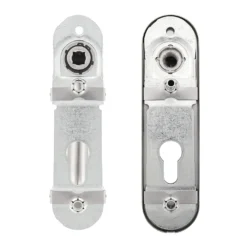 Hörmann FS Wechselgarnitur D110 Kurzschild PZ, Edelstahl -Sonax 454690 hoermann fs wechselgarnitur d 110 kurzschild pz gleitlager knopf k 130 edelstahl rueckseite