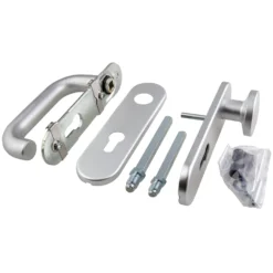 Hörmann Feuerschutz-Wechselgarnitur Typ D110 PZ, Aluminium -Sonax 454691 hoermann fs wechselgarnitur d 110 antipanik lieferumfang