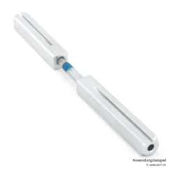 Hörmann FS Panik-Drückergarnitur D110 Rosette PZ, Alu -Sonax 454735 hoermann fs panikgarnitur d110 pz rosette alu f1 gleitlager stift anwendungsbeispiel