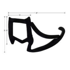 Hörmann Zargendichtung Mit Dichtungskeilen P111, 5500 Mm 13 Hörmann Zargendichtung Mit Dichtungskeilen P111, 5500 Mm -Sonax 479304 hoermann zargendichtung mit dichtungskeilen p111 5500 mm masse