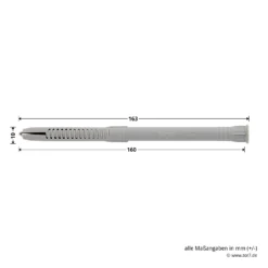 Hörmann Dübelpaket D101 Für Stahltüren, Brandschutztüren -Sonax 479821 hoerrmann duebelpaket d101 10 x 160 senkkopfschraube torx porenbeton 8 stueck masse duebel