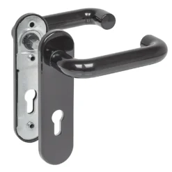 Hörmann FS Drückergarnitur D110 Kurzschild PZ, Schwarz -Sonax 498165 hoermann fs drueckergarnitur d 110 kurzschild pz gleitlager polyamid schwarz