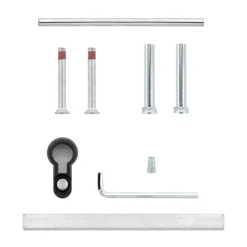 Hörmann FS Drückergarnitur D110 Kurzschild PZ, Schwarz -Sonax 498165 hoermann fs drueckergarnitur d 110 kurzschild pz gleitlager polyamid schwarz montagematerial